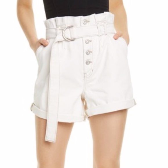 Free People Pants - NWOT Free People Cindy Paperbag Shorts 10